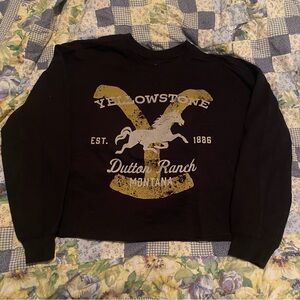 Yellowstone Crop style sweater Large